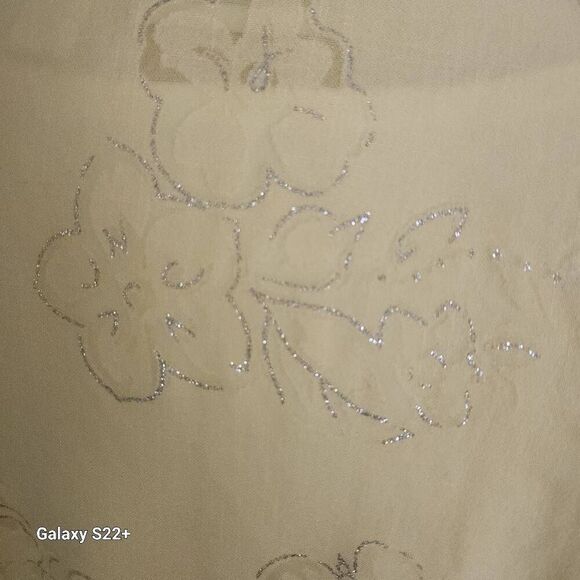 Alfred Dunner 2 piece tank and button up butterfly shirt - Picture 6 of 11